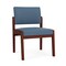 Lesro Lenox Armless Guest Chair, 22.5 in W 26 in L 31.5 in H LW1102 - alternate 1
